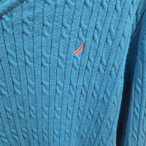 BLUE NAUTICA FALL SWEATER - Picture 3 of 4